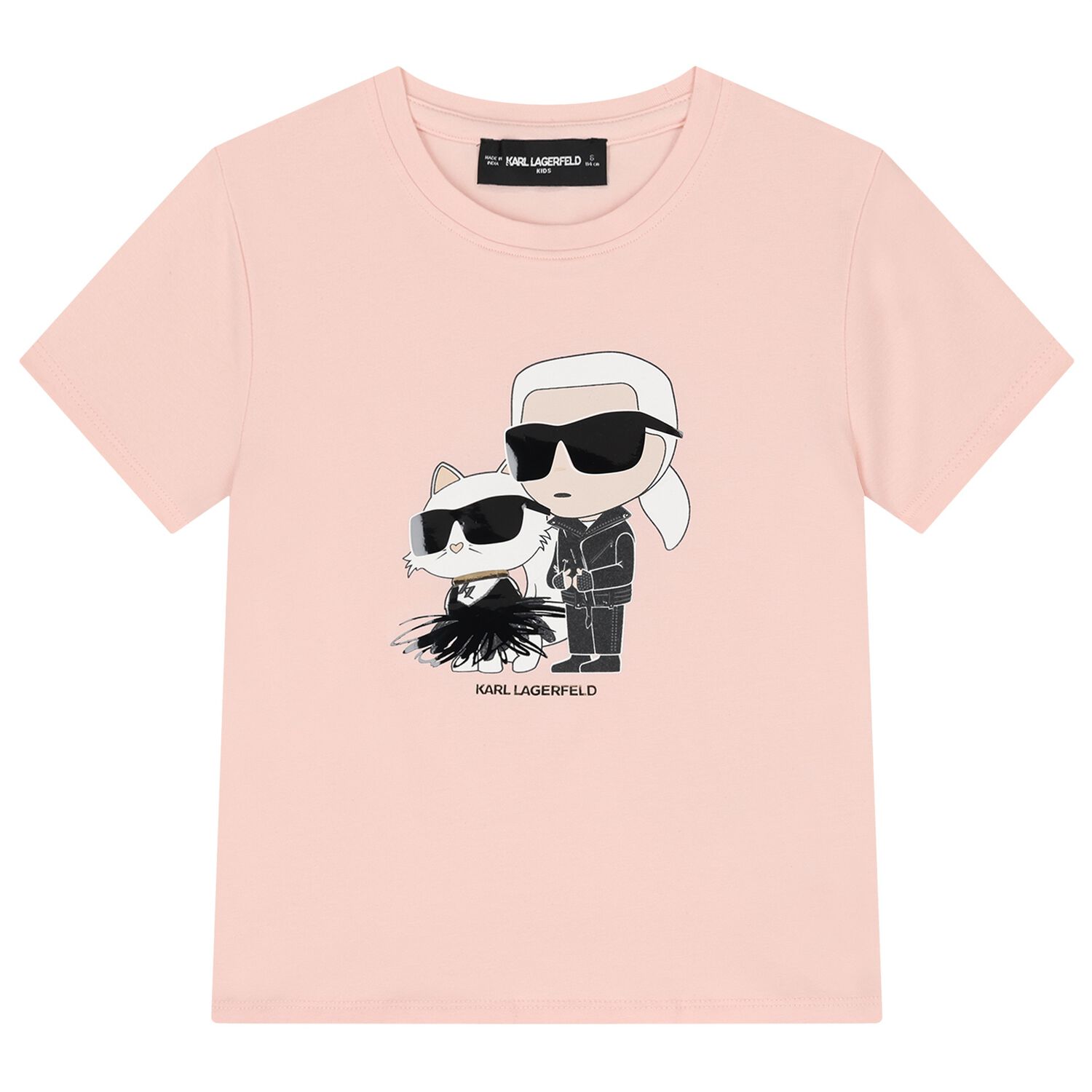 Girls Pink Ikonik T-Shirt, 2, hi-res