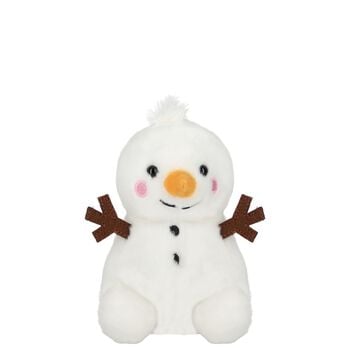 Palm Pals White Twig Snowman Soft Toy ( 13CM )