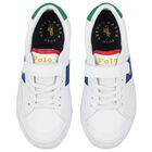 Boys White Logo Trainers, 1, hi-res