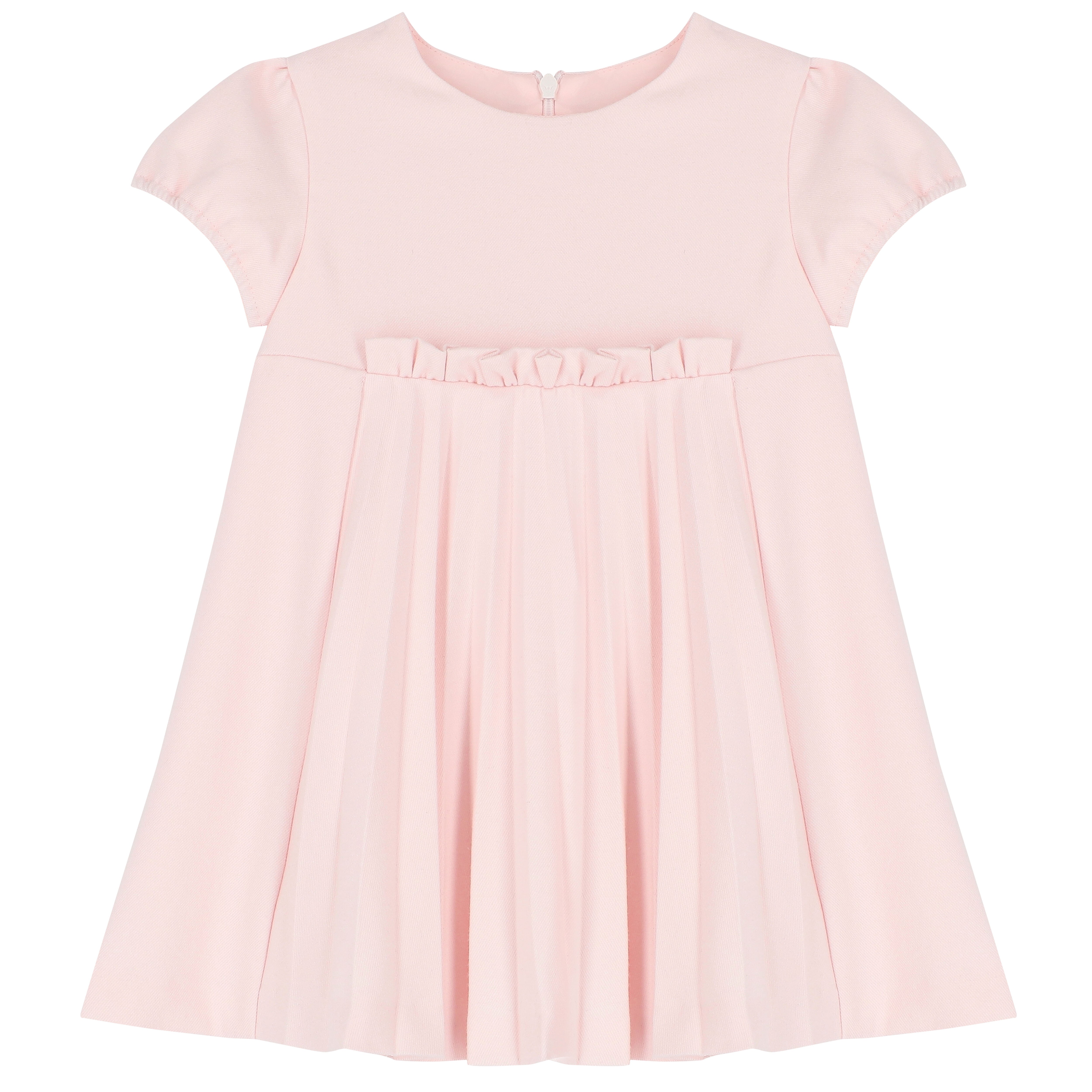 Light pink pleated dress discount
