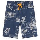 Boys Vacation Print Shorts, 1, hi-res
