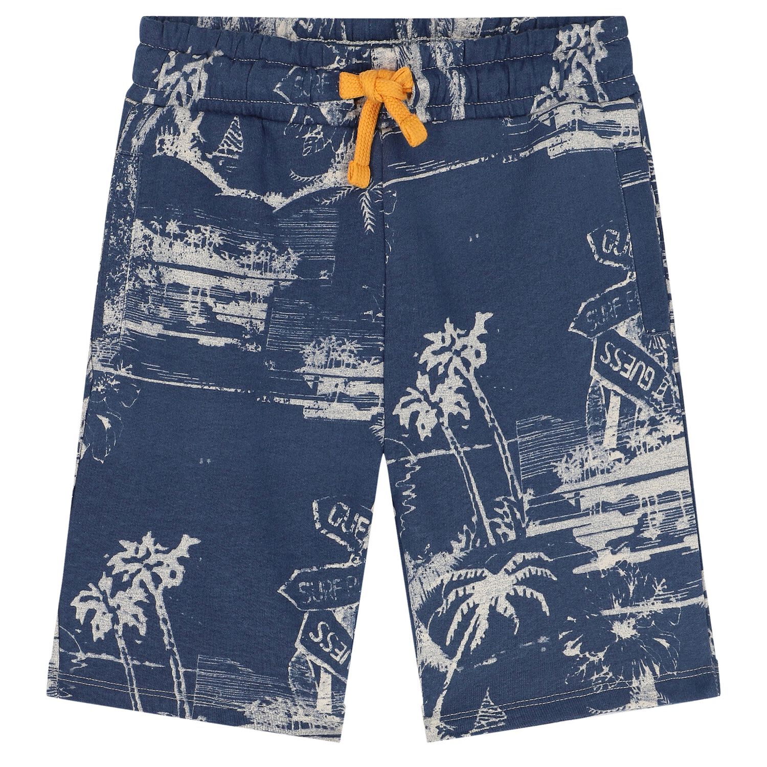 Boys Vacation Print Shorts, 1, hi-res
