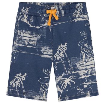 Boys Vacation Print Shorts