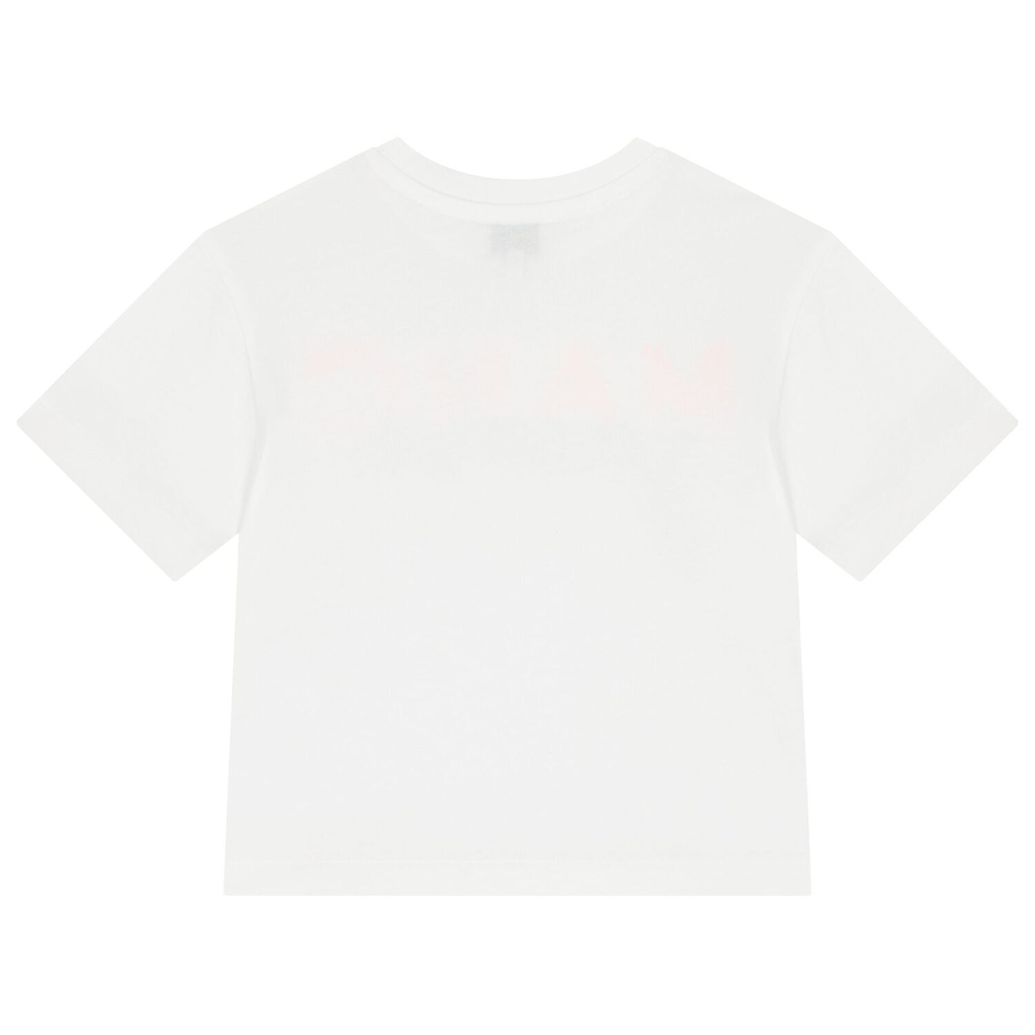 Boys White & Orange Logo T-Shirt, 1, hi-res image number null