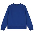 Boys Blue Logo Sweatshirt , 2, hi-res