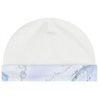 Baby Boys Ivory & Blue Geo Map Babygrow Gift Set, 1, hi-res