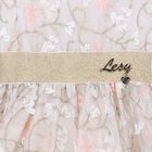 Girls Embellished Floral Light Pink Dress, 1, hi-res