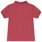 Boys Red Logo Polo Shirt, 4, hi-res