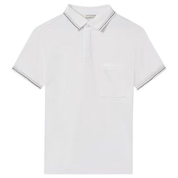 Boys White  Polo Shirt