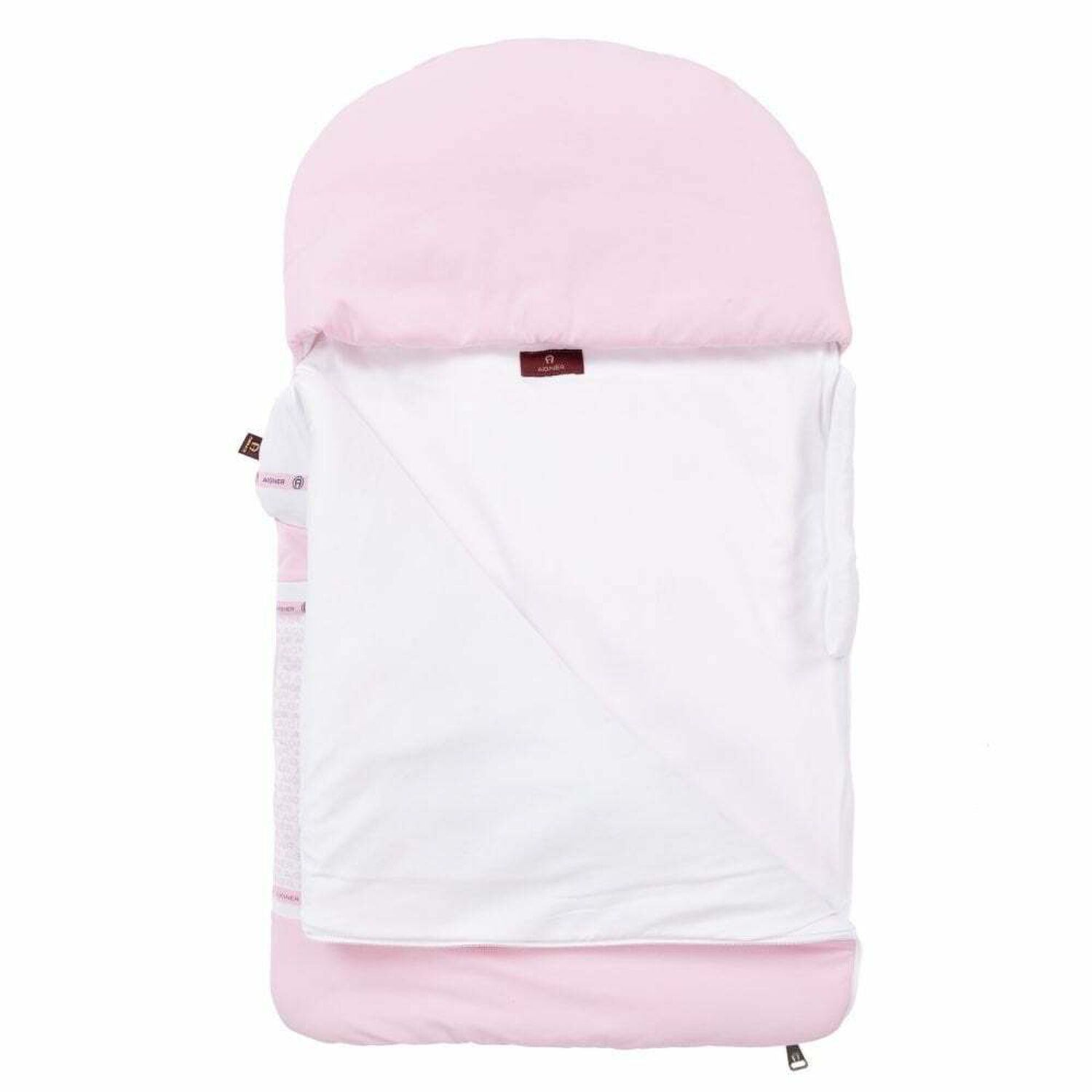 Pink & White Logo Baby Nest , 2, hi-res