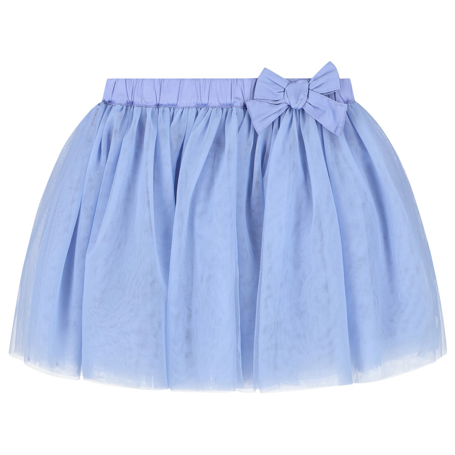Girls Blue Tulle Skirt, 2, hi-res