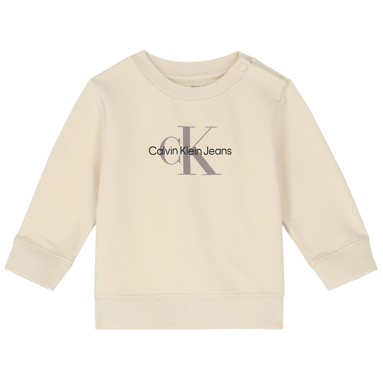 Baby Boys Beige Logo Tracksuit, 1, hi-res image number null