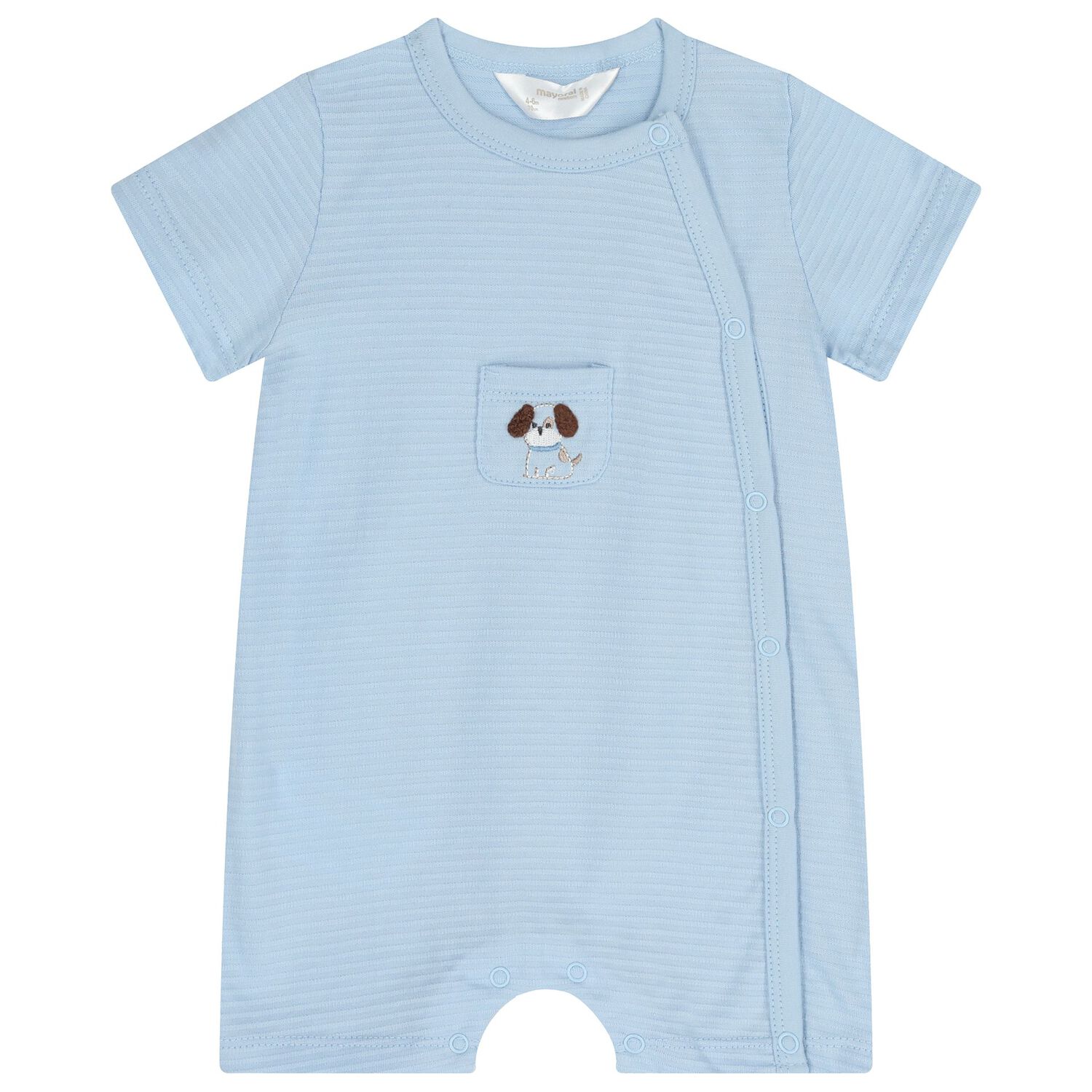 Baby Boys Blue Puppy Romper ( 2-Pack ), 2, hi-res
