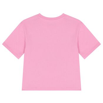 Girls Pink Logo T-Shirt