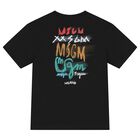 Boys Black Logo T-Shirt, 1, hi-res