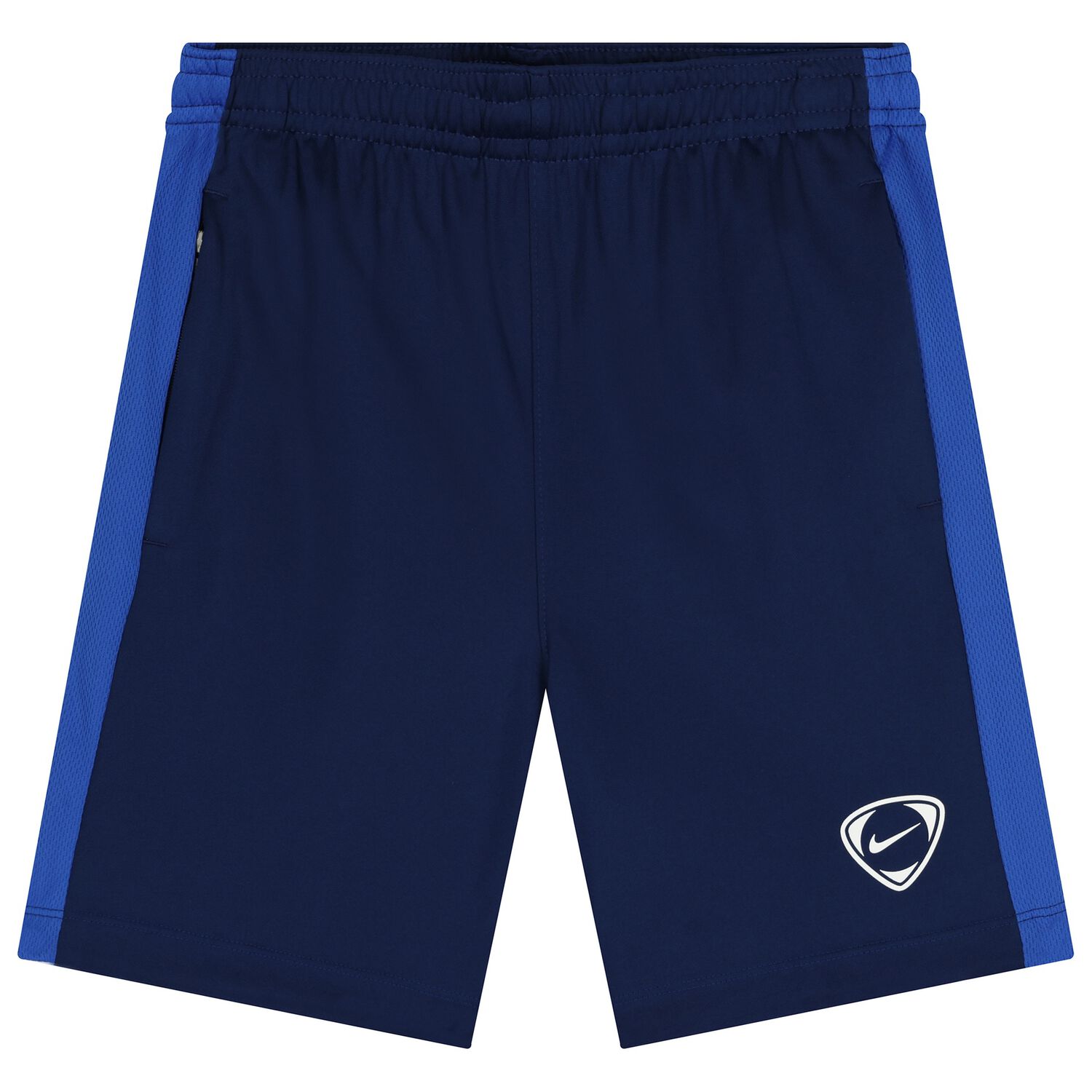 Boys Blue Logo Dri-Fit Shorts, 1, hi-res