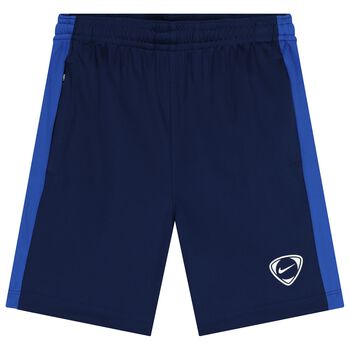 Boys Blue Logo Dri-Fit Shorts