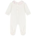 Baby Ivory & Pink Teddy Bear Babygrow Gift Set, 1, hi-res