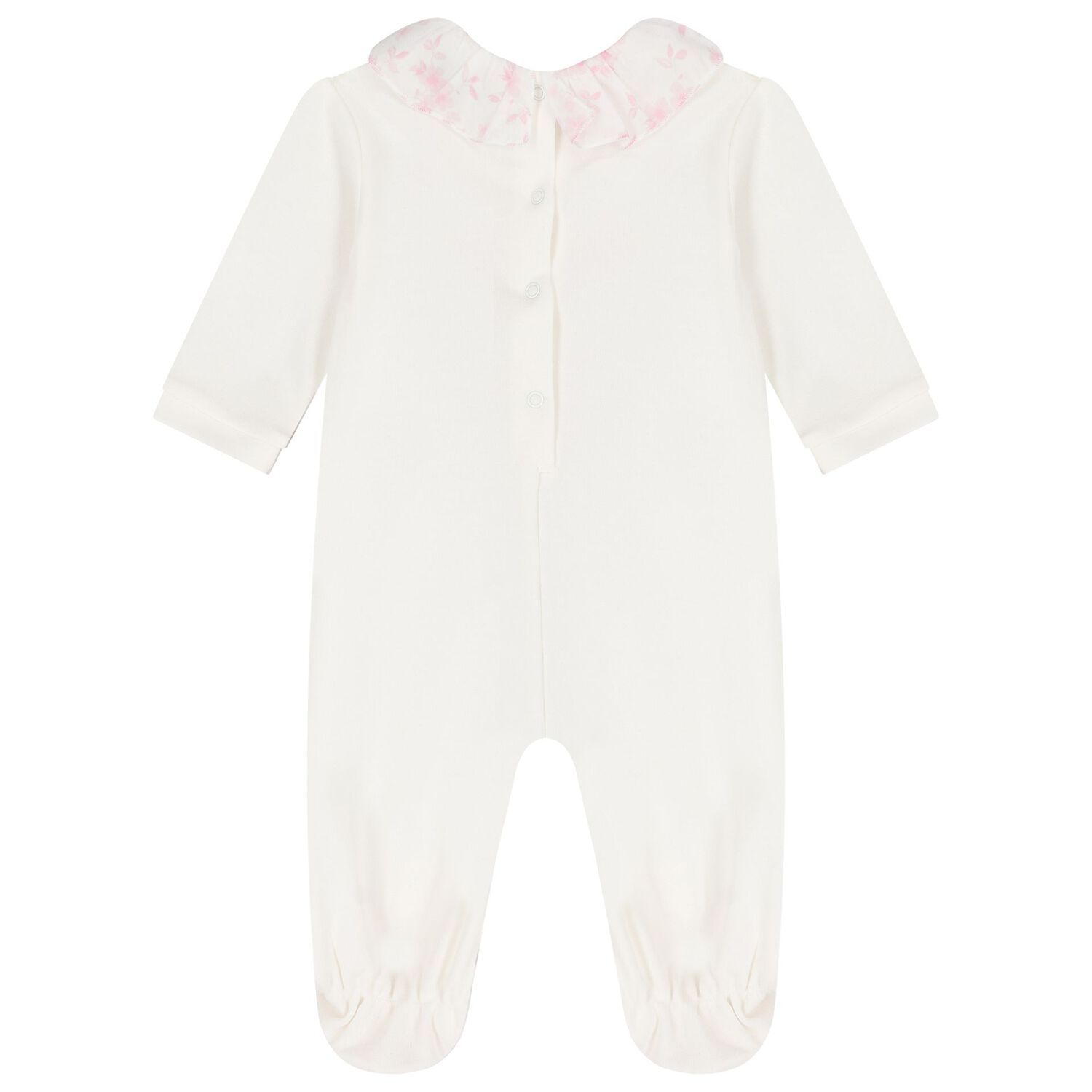 Baby Ivory & Pink Teddy Bear Babygrow Gift Set, 1, hi-res