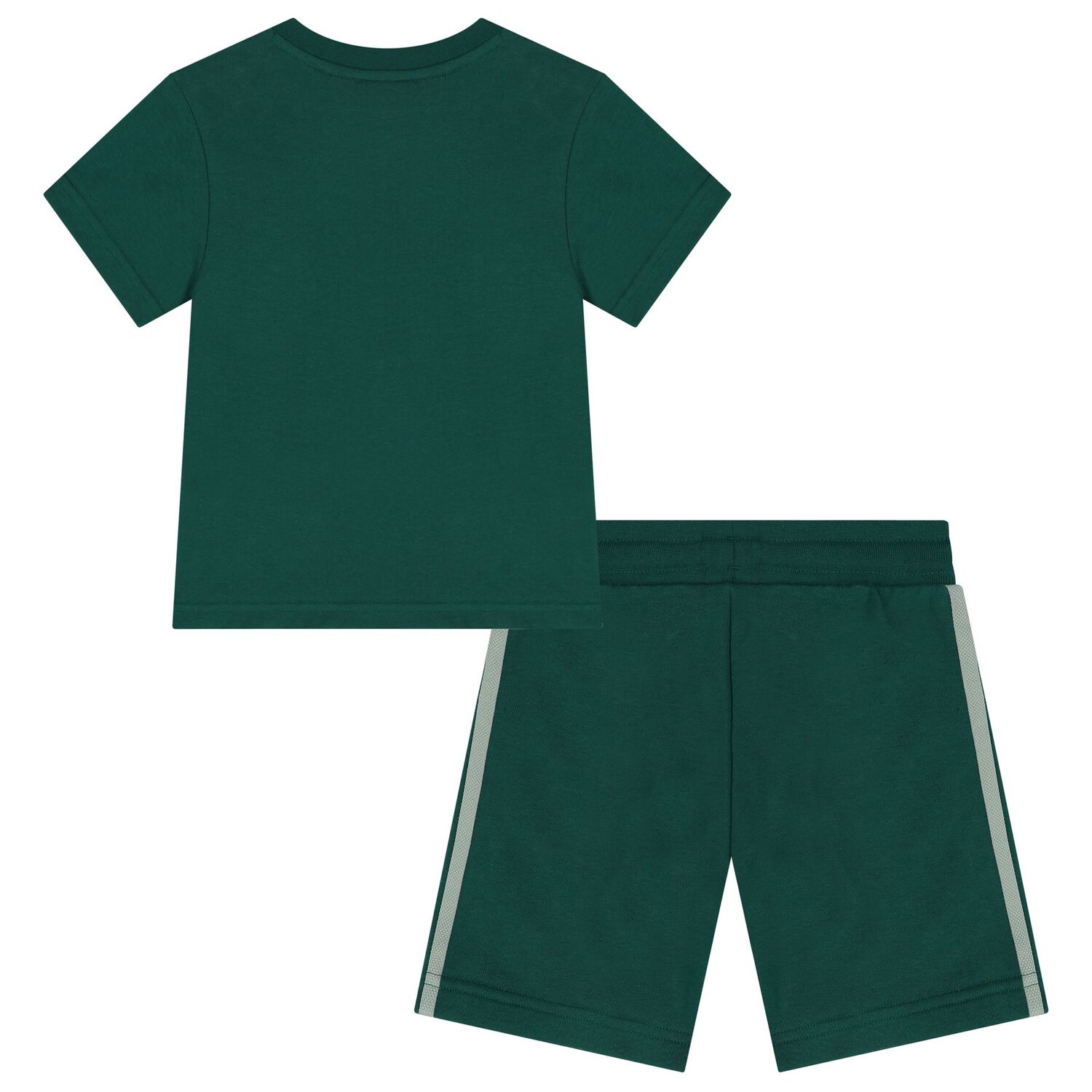 Boys Green Logo Shorts Set, 1, hi-res
