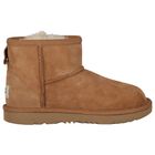 Chestnut Brown Classic Mini II Suede Boots, 2, hi-res