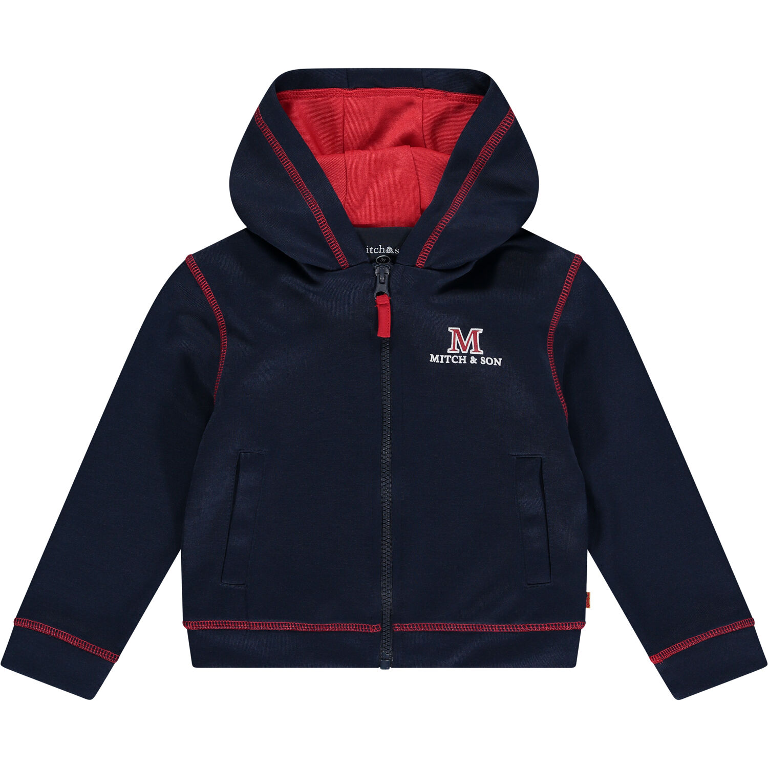 Boys Navy Logo Tracksuit, 1, hi-res image number null