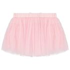 Girls Pink Ruffled Skirt Set, 1, hi-res