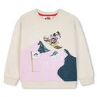Girls Ivory Minnie Mouse Disney Sweatshirt, 1, hi-res