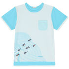 Boys White Graphic Print Tops, 1, hi-res