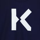 Girls Navy Logo Dress, 1, hi-res