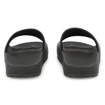 Boys Black Logo Sliders