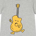 Younger Boys Grey Guitar T-Shirt, 1, hi-res