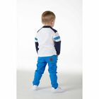 Boys White & Navy Polo Shirt, 1, hi-res