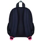 Girls Navy Blue Embellished Backpack ( 35cm ), 1, hi-res