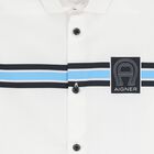 Boys White Logo Shirt, 1, hi-res