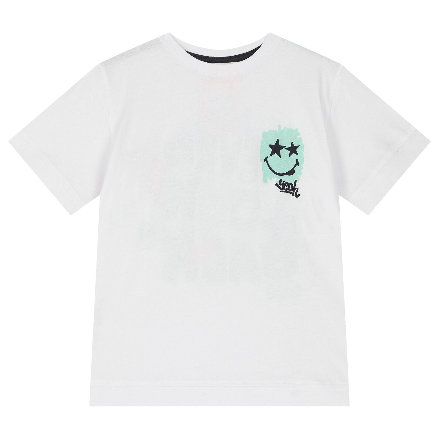 Boys White & Green Shorts Set, 1, hi-res