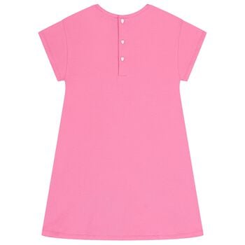  Girls Pink Floral Dress