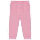 Younger Girls Pink Logo Tracksuit, 2, hi-res