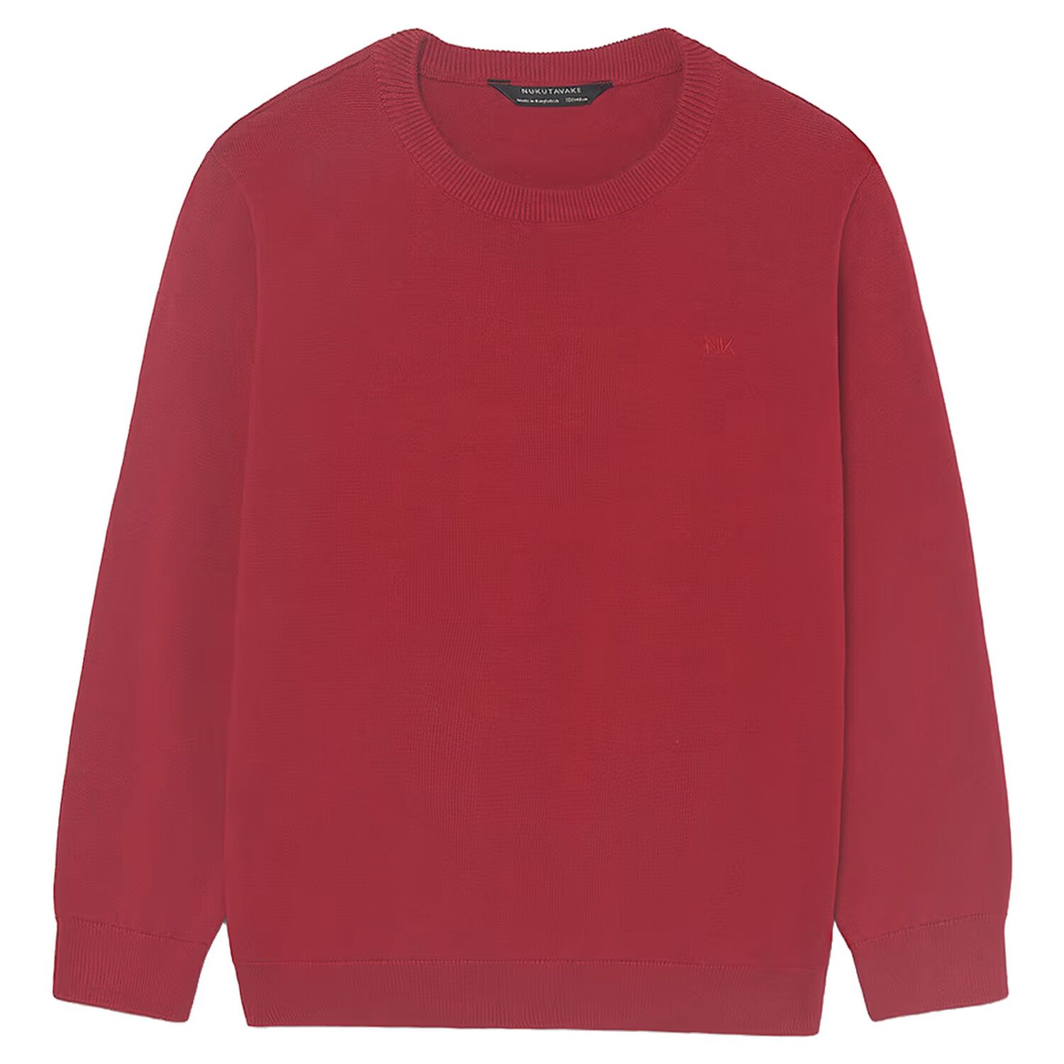 Boys Red Knitted Jumper, 4, hi-res