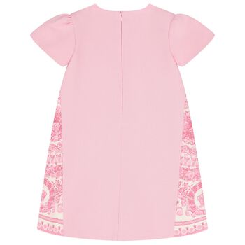 Girls Pink Barocco Dress