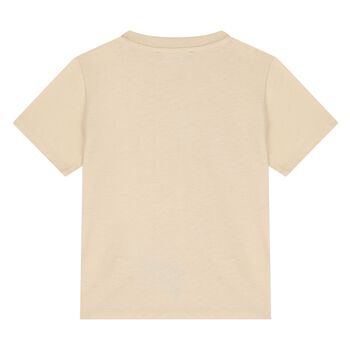 Younger Beige Logo T-Shirt