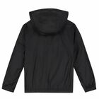 Boys Black Logo Windcheater Jacket, 1, hi-res