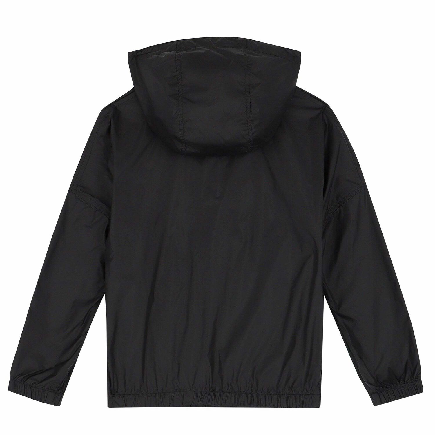 Boys Black Logo Windcheater Jacket, 1, hi-res image number null
