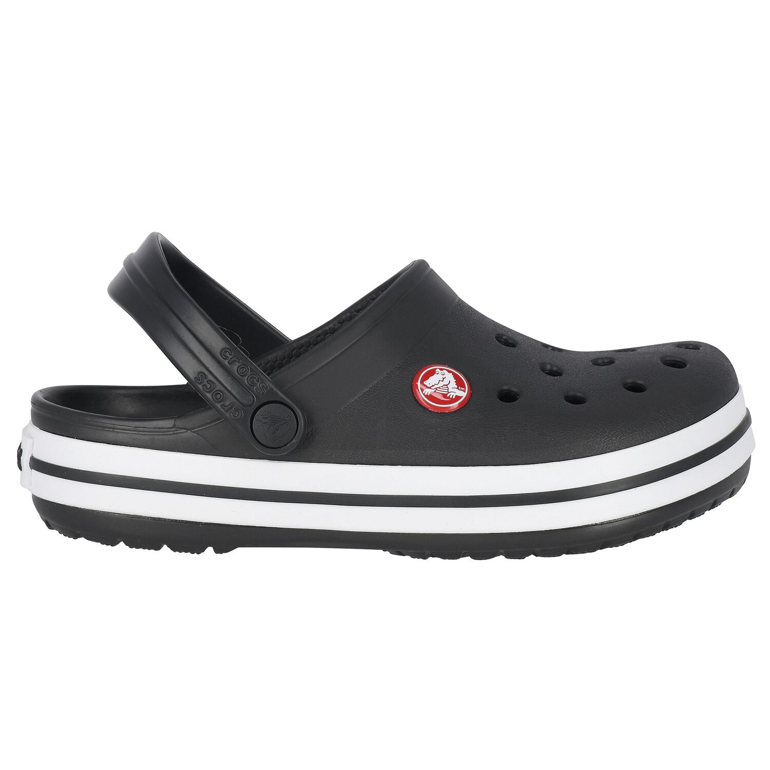 Black Crocband Clogs Sandals, 3, hi-res image number null