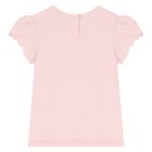 Younger Girls Pink Logo T-Shirt, 1, hi-res