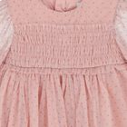 Younger Girls Pink Dotted & Sparkle Tulle Dress , 1, hi-res
