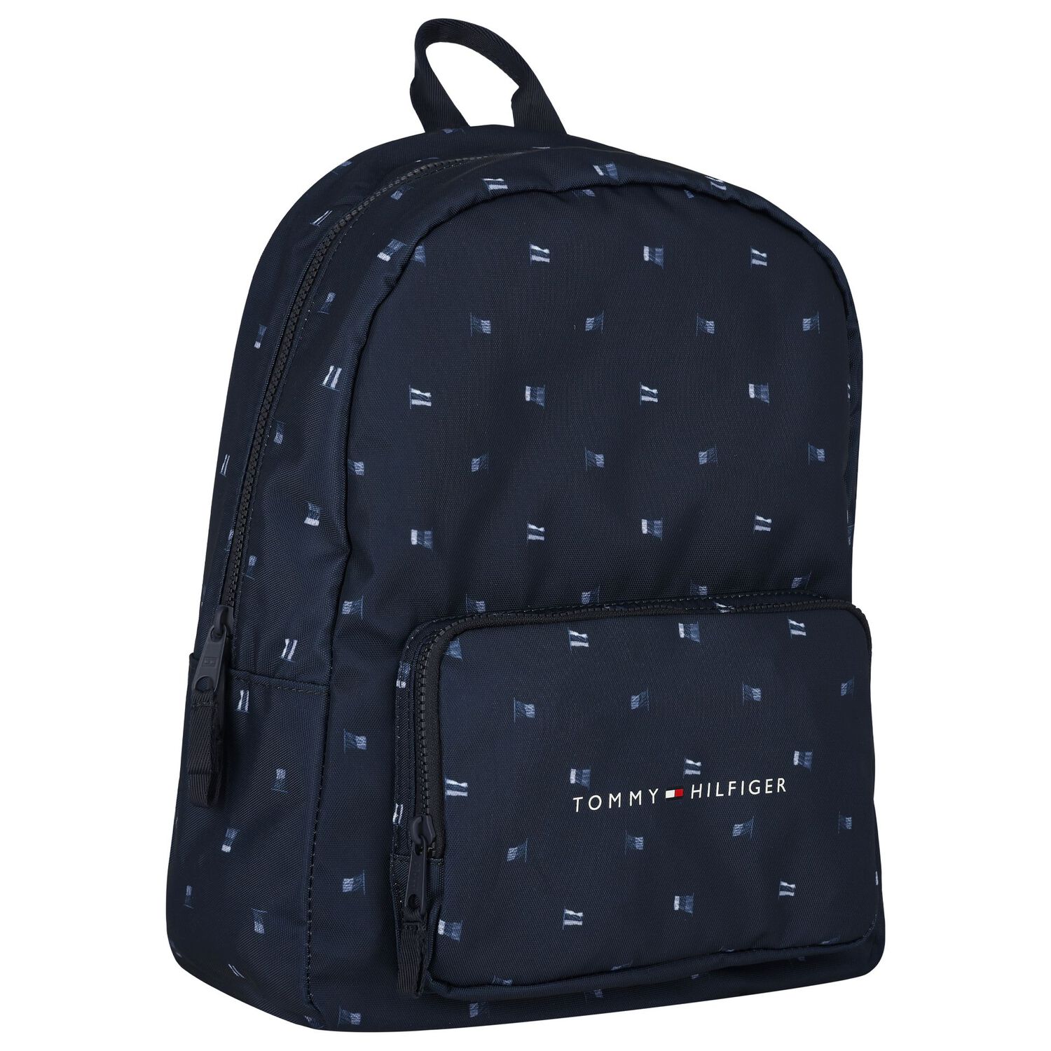 Boys Blue Logo Flag Backpack, 1, hi-res