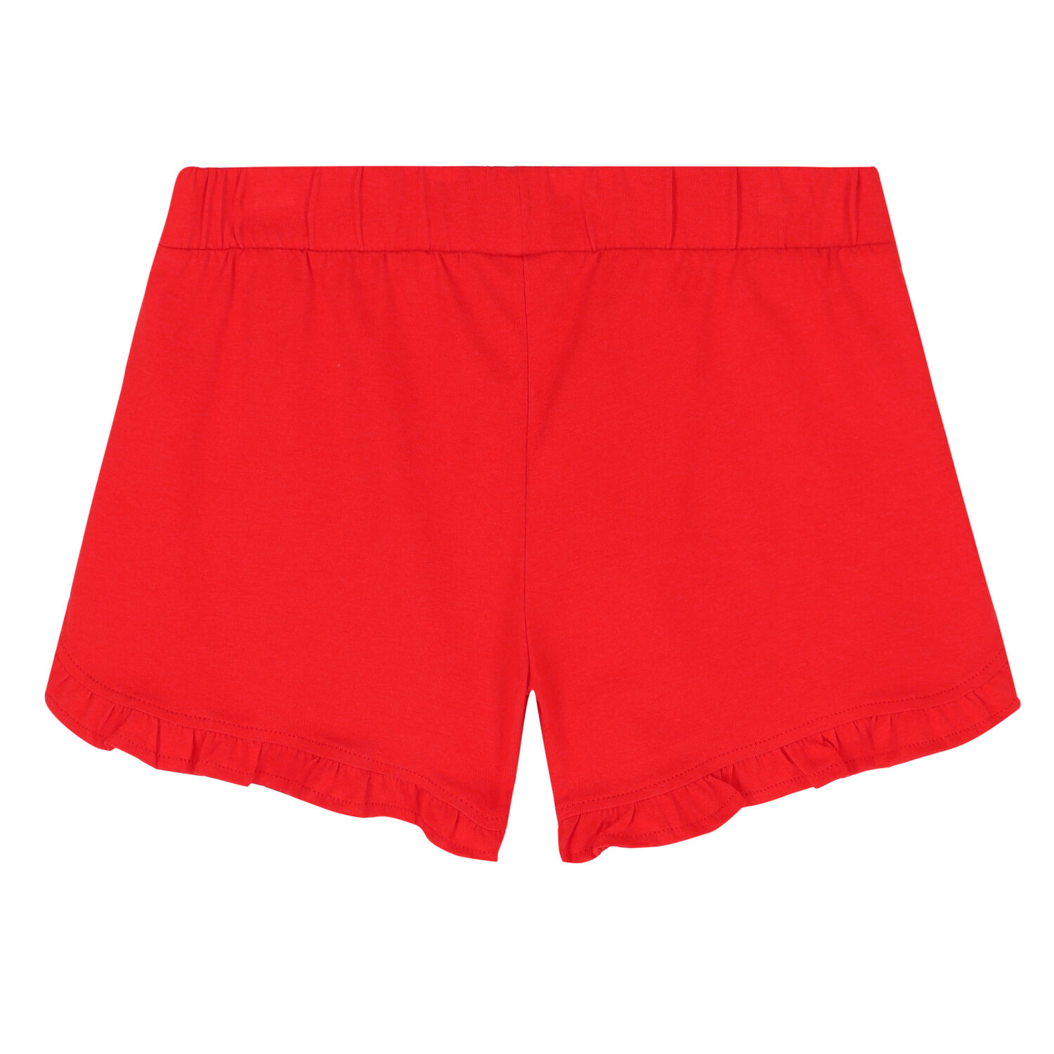 Girls Red Logo Shorts, 1, hi-res