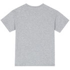 Boys Grey Tiger Logo T-Shirt, 1, hi-res