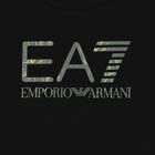 Boys Black Logo T-Shirt, 1, hi-res